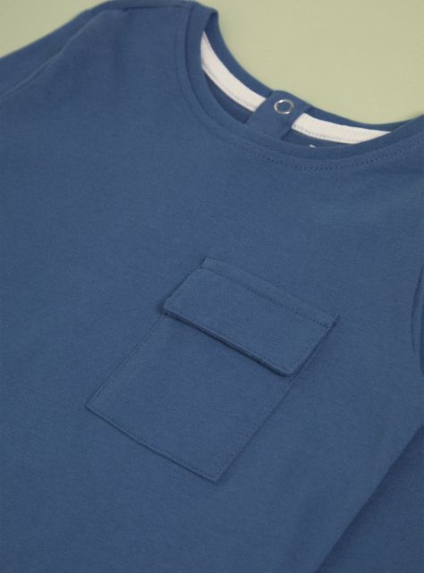 Polera Niño Bolsillo Parche-2