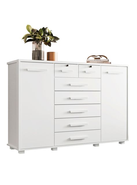 Comoda Fontana White 2P+7C-0