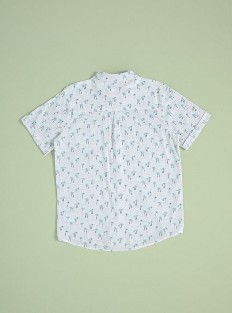 Camisa de Vestir Mini Print-3