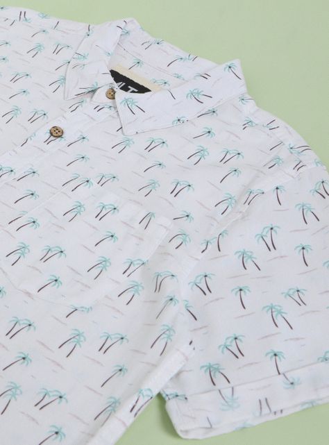 Camisa de Vestir Mini Print-4