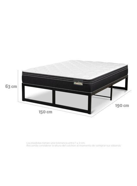 Cama Iron Smart Premium 2 Plazas-1