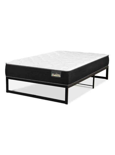 Cama Iron Belsogno Plus 1.5 Plazas-0