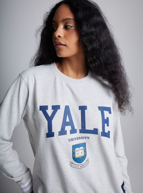 Polerón Manga Larga con Escudo Estilo Preppy Yale-2