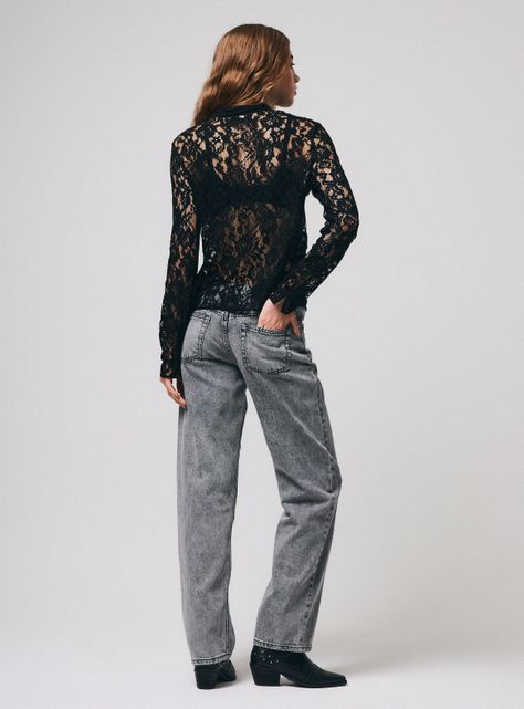 Blusa Encaje con Botones-5