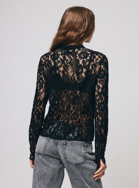 Blusa Encaje con Botones-1