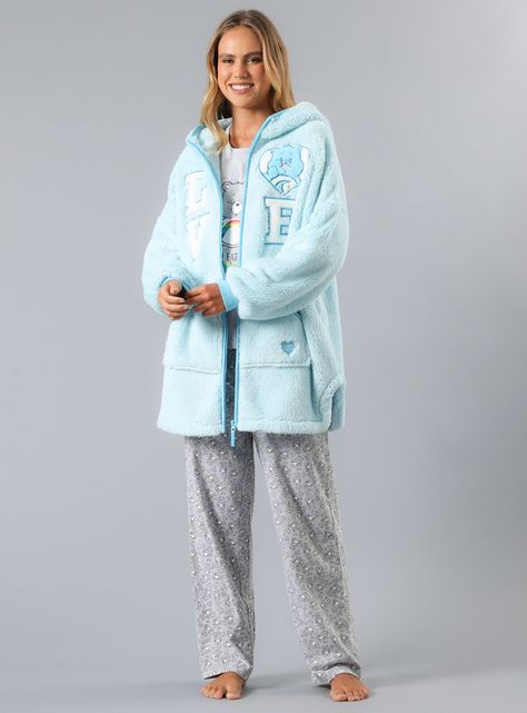 Polerón Pijama Coralfleece con Gorro-3
