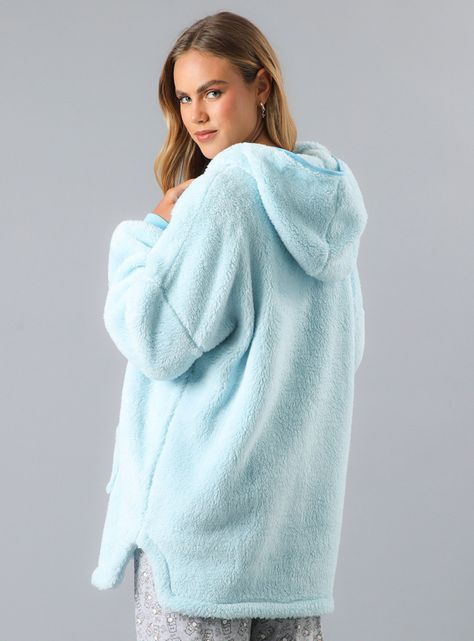Polerón Pijama Coralfleece con Gorro-1