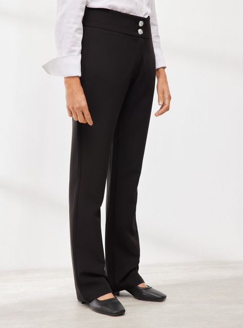 Pantalón de Vestir Fluido-0