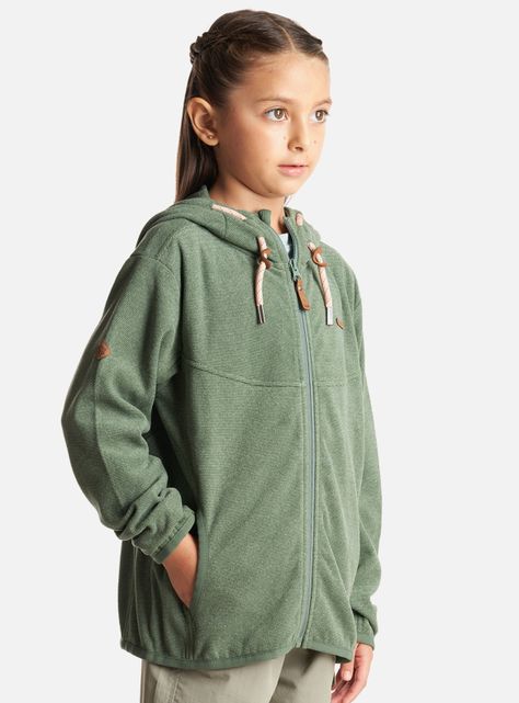 Polerón Niña Stripes Nano-F Full Zip Hoody Botella-2