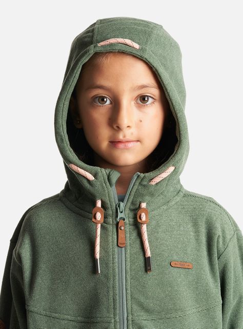 Polerón Niña Stripes Nano-F Full Zip Hoody Botella-3