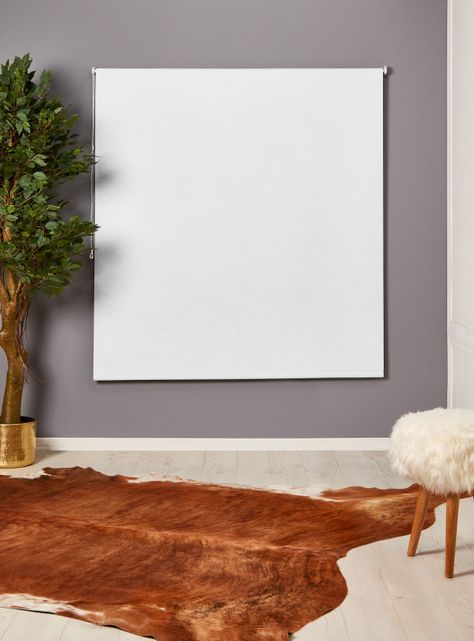Cortina Attimo Roller Blackout 150 x 165 cm Blanco-0