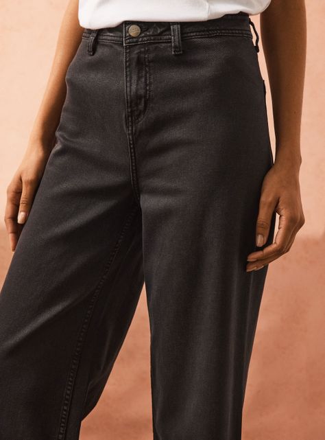 Jeans Wide Leg Tiro Alto-2