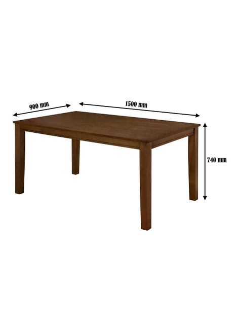 Juego de Comedor Galicia De 6 Sillas  Madera Natural-1