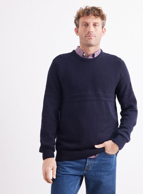 Sweater Cuello Redondo Texturado-0