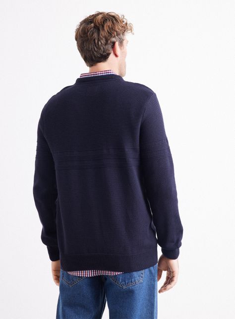 Sweater Cuello Redondo Texturado-1
