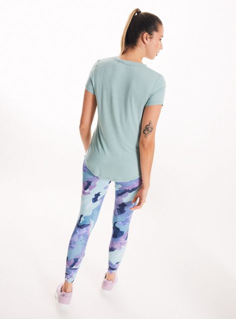 Polera Tela Fluida con Estampado-5