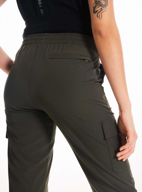 Pantalón Cargo Cintura Ajustable-3