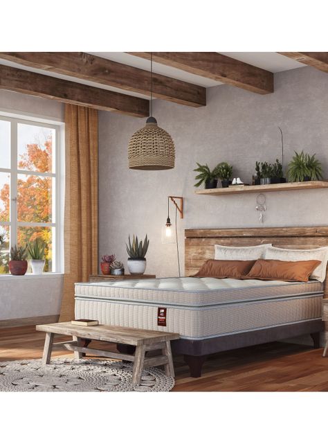 Cama Europea Maximo Cobre King Flex + Respaldo Royal-5