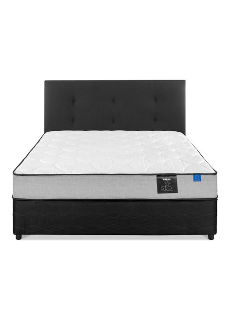 Cama Americana Star 2 Plazas (150X190) BD Flex + Respaldo-1