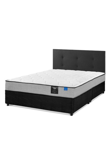 Cama Americana Star 2 Plazas (150X190) BD Flex + Respaldo-0
