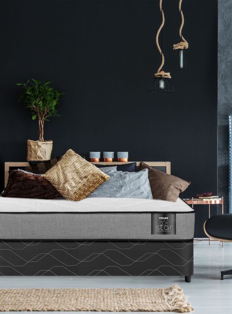 Cama Americana Star 2 Plazas BD Flex + Set Asturias-4
