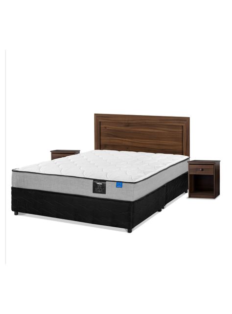 Cama Americana Star 2 Plazas BD Flex + Set Asturias-0