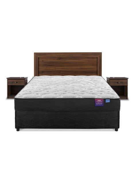 Cama Americana Therapdic Plus 2 Plazas BD Flex + Set Asturias-1