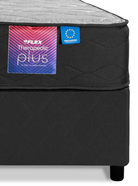 Cama Americana Therapdic Plus 2 Plazas Flex+Respaldo Royal-2