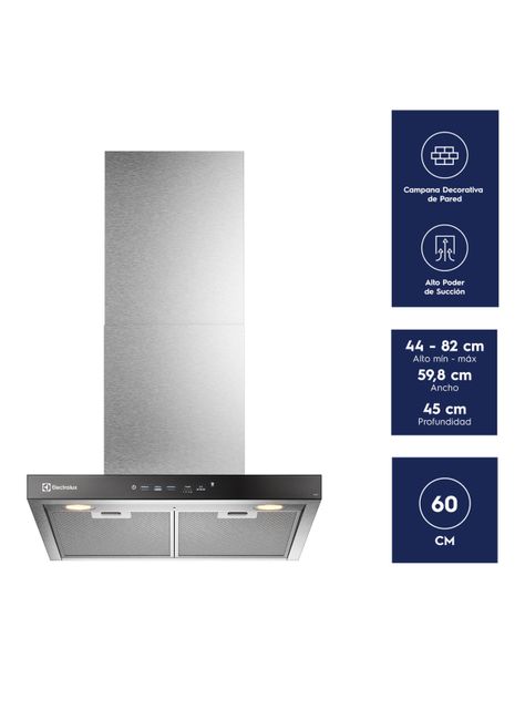 Campana Decorativa Pared CE6TF 59.8 cm-3