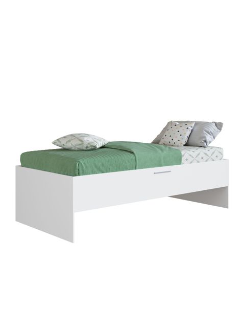 Cama Baúl Israel Blanca 1 Plaza-0
