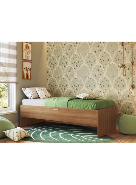 Cama Baúl Israel Nogal 1 Plaza-3