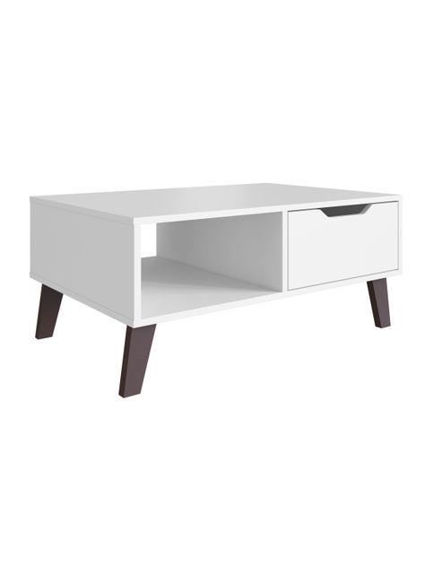 Mesa de Centro Blanco Rimini Cajón-0