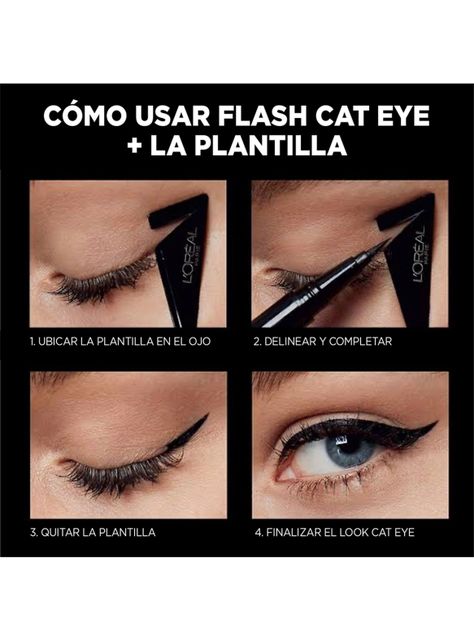 Delineador L'Oréal de Ojos Líquido Superliner Flash Cat Eye-4