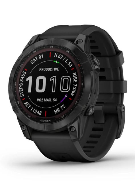 Smartwatch Fenix 7 Sapphire Solar Negro-0