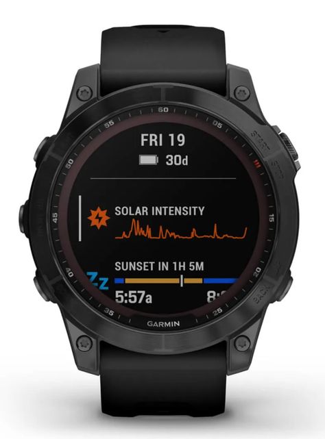 Smartwatch Fenix 7 Sapphire Solar Negro-2