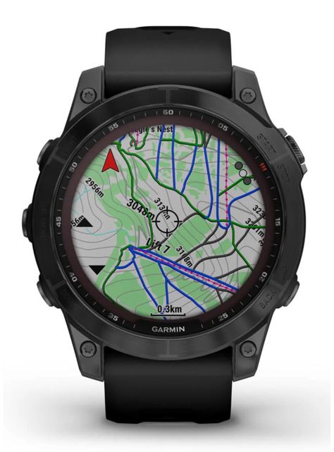 Smartwatch Fenix 7 Sapphire Solar Negro-4