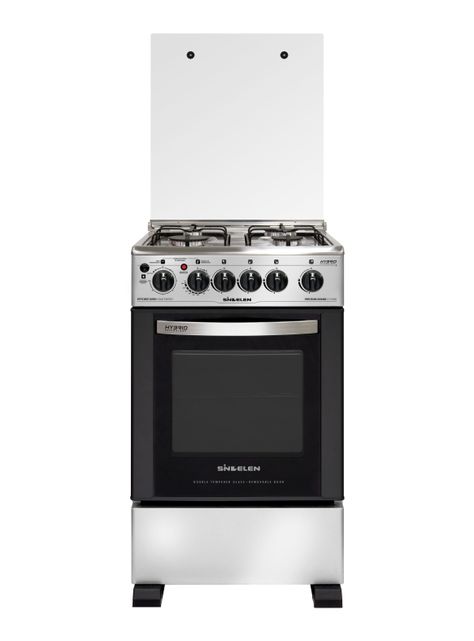 Cocina a Gas Híbrida 4 Quemadores + Horno Eléctrico CH-540NI-0