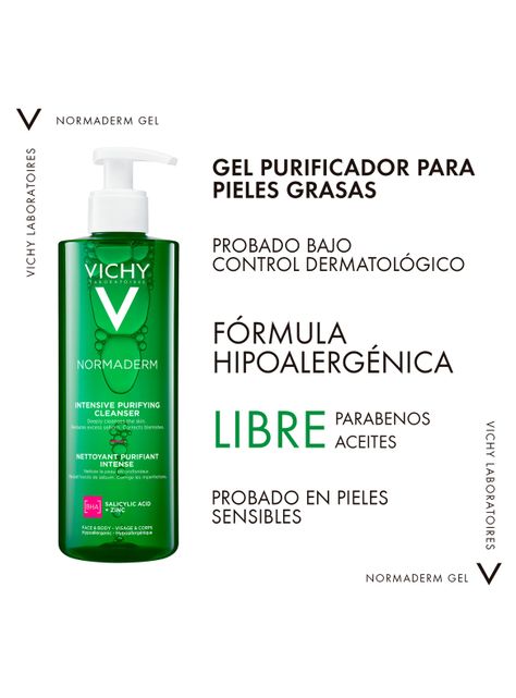 Gel Vichy de Limpieza Normaderm Phytosolution 400 ml-2