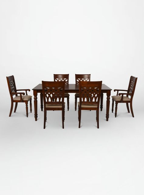Juego de Comedor New Odessa + 4 Sillas + 2 Sitiales Cic-0