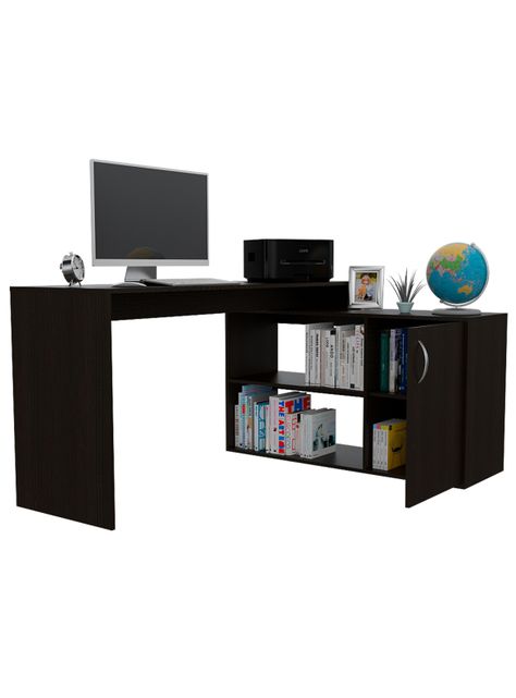 Escritorio TuHome Axis Wengue Negro-0