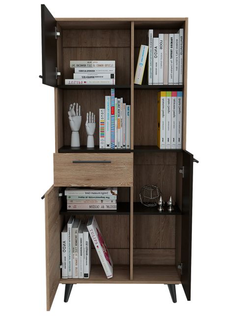 Biblioteca Bilbao Miel Wengue TuHome-2