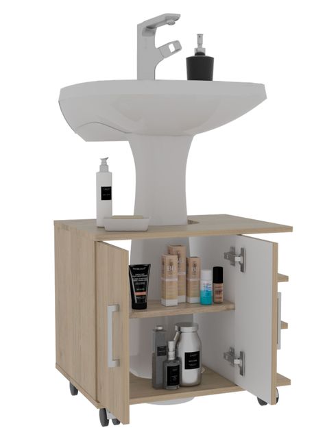 Mueble Optimizador Lavamanos 2P TuHome-0