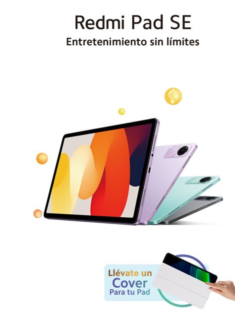 Tablet Redmi Pad SE Qualcomm Snapdragon 680 4GB RAM 128GB 11" Púrpura Lavanda-6