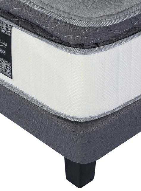 Cama Europea Titanium Súper King + Respaldo con Velador-3