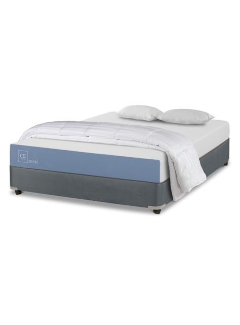 Box Americano 2 Plazas Excellence + Set Textil-0