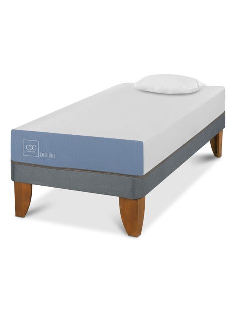 Cama Europea Excellence 1 Plaza + Almohada-0