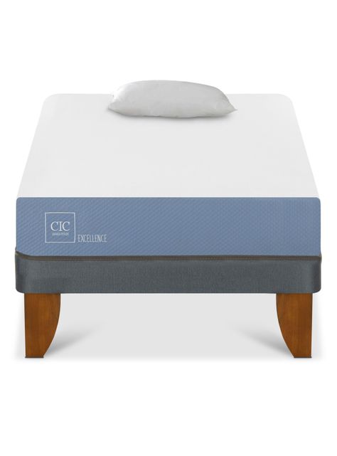 Cama Europea Excellence 1.5 Plazas + Almohada-2