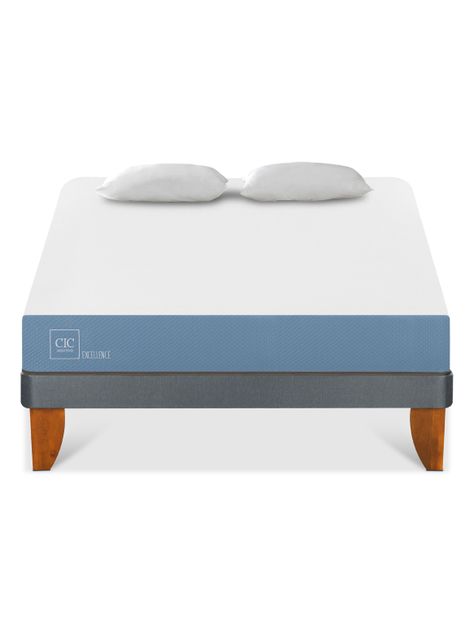 Cama Europea 2 Plazas Excellence + Almohadas-2