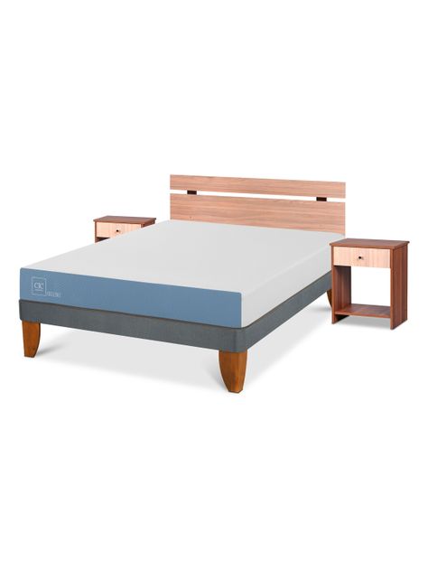 Cama Europea Excellence 2 Plazas + Set Muebles Olmo-0