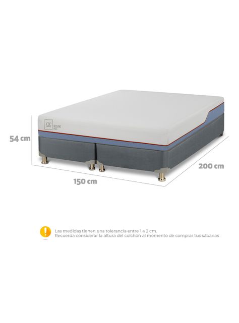 Box Americano 2 Plazas Base Dividida Excellence Plus-1